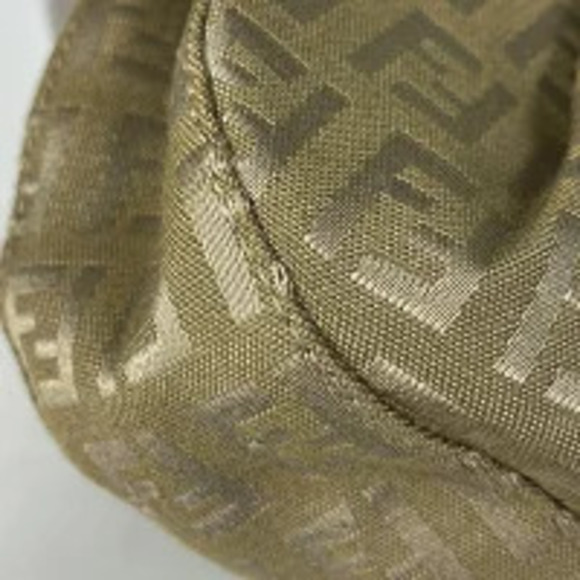 Fendi Handbags - Fendi Shoulder Zucchino Beige Bag Canvas Handbag